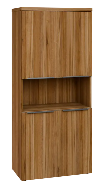 SIN 5 - 84DN kancelářská skříň, 4-dveřová/nika, 1820x800x400, ořech světlý SIN 5 - 84DN kancelářská skříň, 4-dveřová/nika, 1820x800x400, ořech světlý